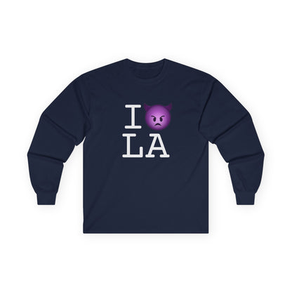 "I'm an Angry Devil about Louisiana" Long Sleeve Shirt