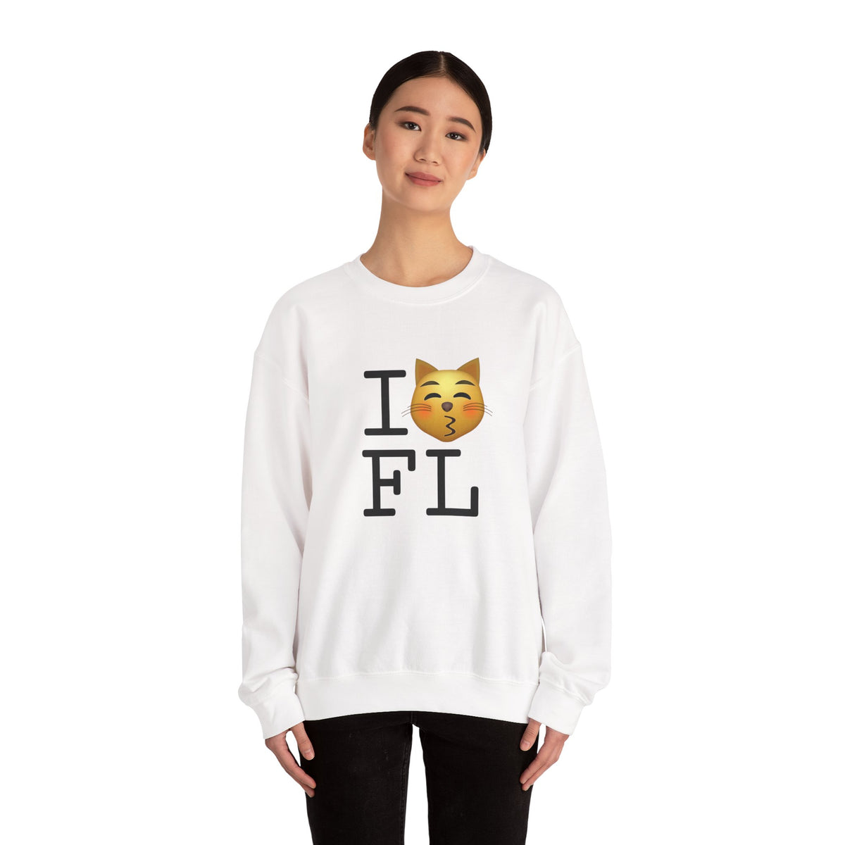 "I'm a Kissing Cat toward Florida" Sweatshirt