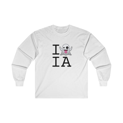 "I'm Ghosting Iowa" Long Sleeve Shirt