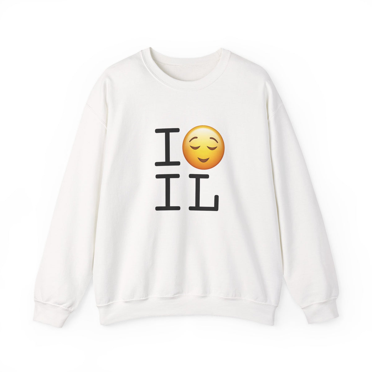 "I'm Relieved about Illinois" Sweatshirt