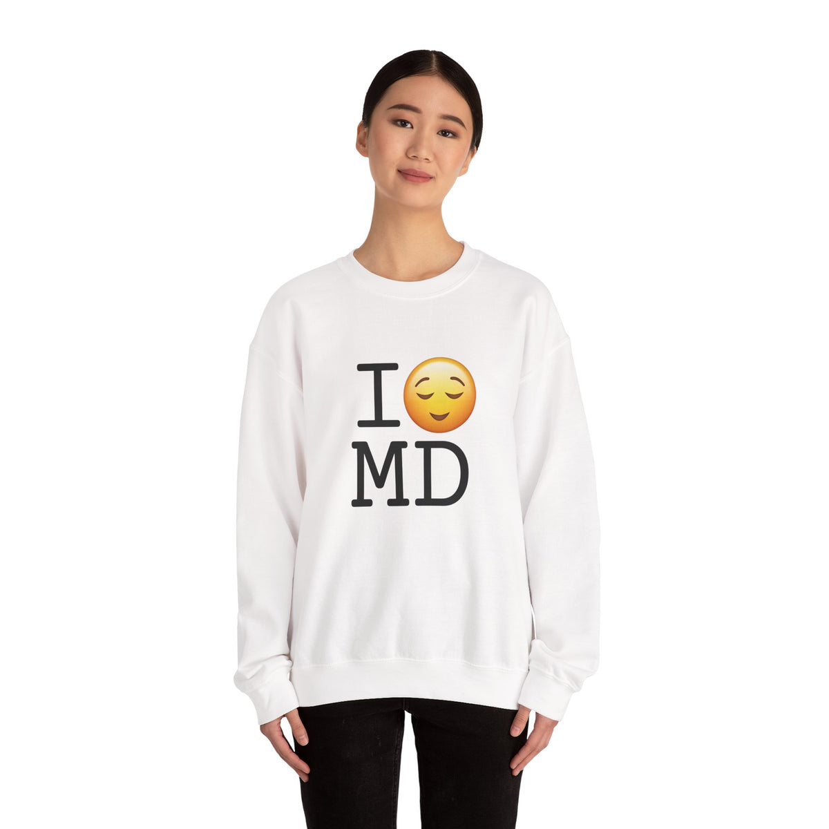 "I'm Relieved about Maryland" Sweatshirt