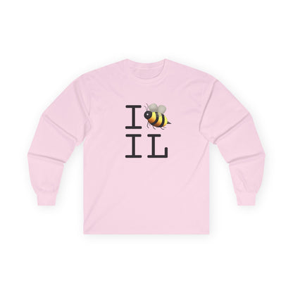 "I Bee in Illinois" Long Sleeve Shirt