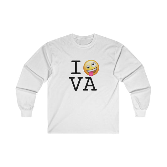 "I'm Crazy about Virginia" Long Sleeve Shirt