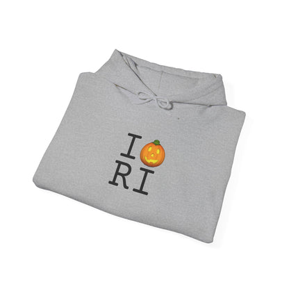 "I Jack-O-Lantern (Pumpkin) Rhode Island" Hoodie