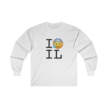 "I'm Anxiously Sweating in Illinois" Long Sleeve Shirt