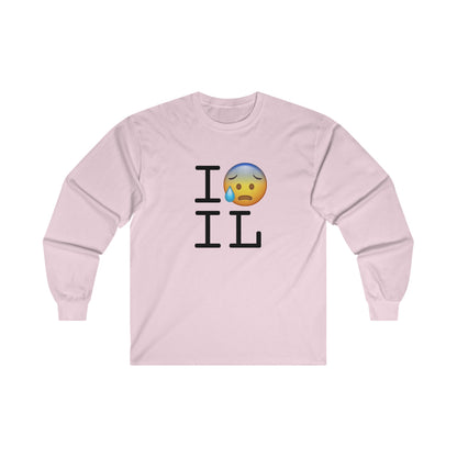 "I'm Anxiously Sweating in Illinois" Long Sleeve Shirt