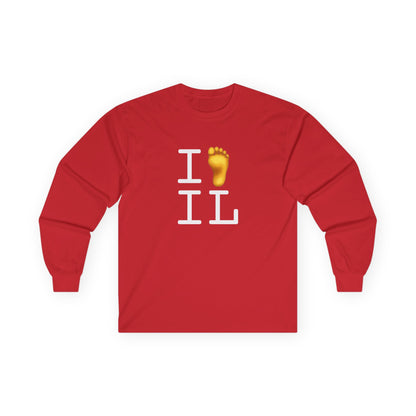 "I Foot Illinois" Long Sleeve Shirt