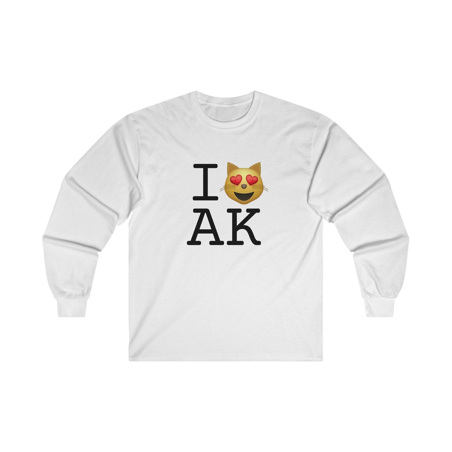 "I'm a Cat that Loves Alaska" Long Sleeve Shirt