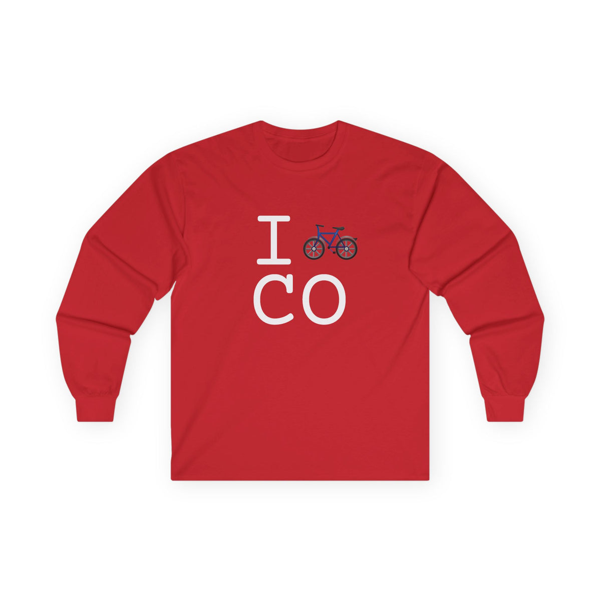 "I Bicycle Colorado" Long Sleeve Shirt