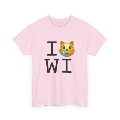 "I'm a Crying Cat about Wisconsin" Tee