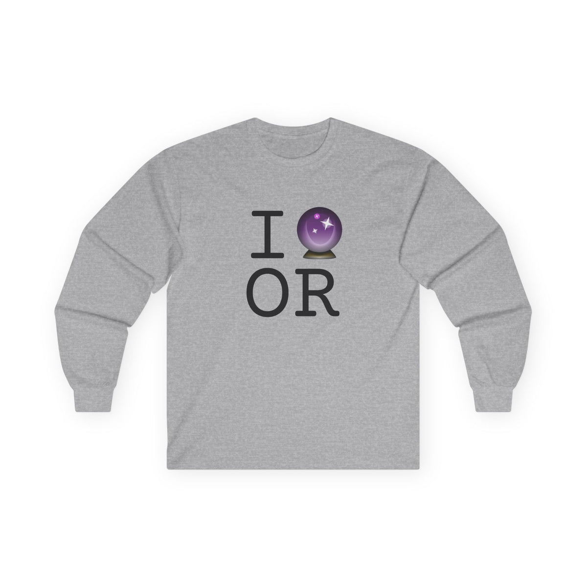 "I Predict the Future (Crystal Ball) of Oregon" Long Sleeve Shirt