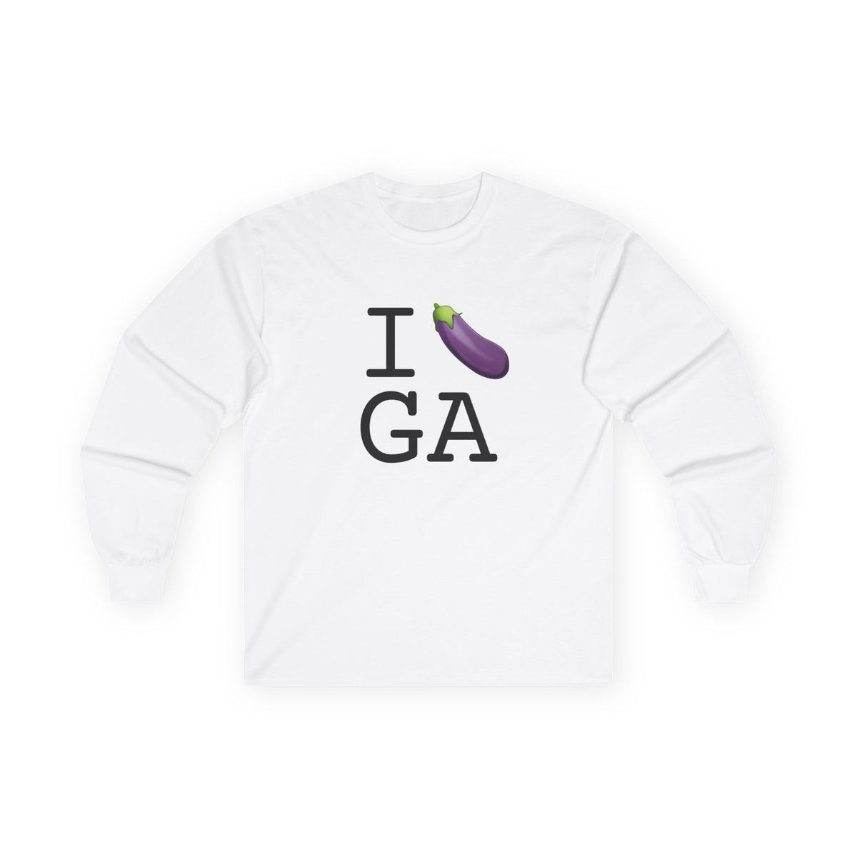 "I Eggplant Georgia" Long Sleeve Shirt