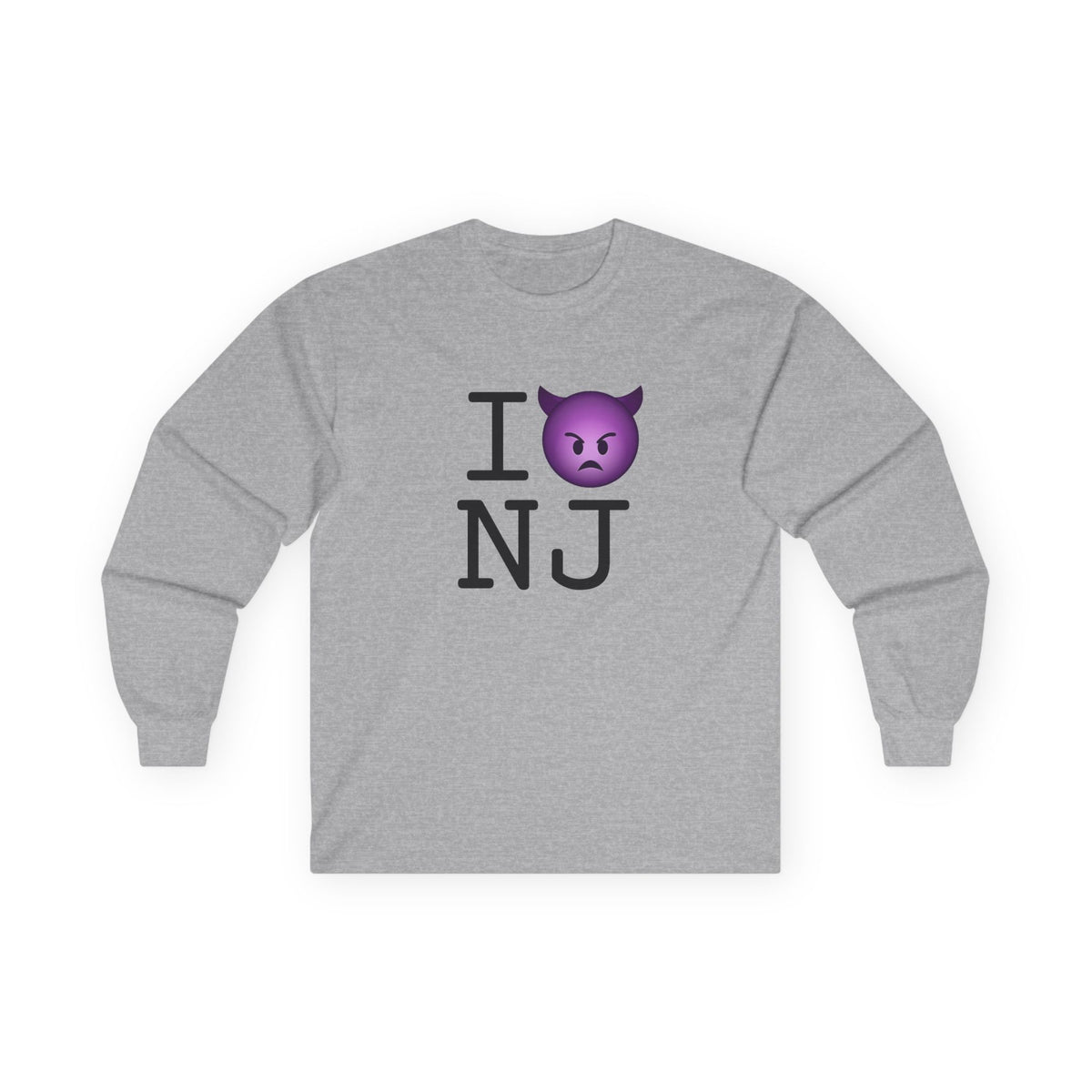 "I'm an Angry Devil about New Jersey" Long Sleeve Shirt