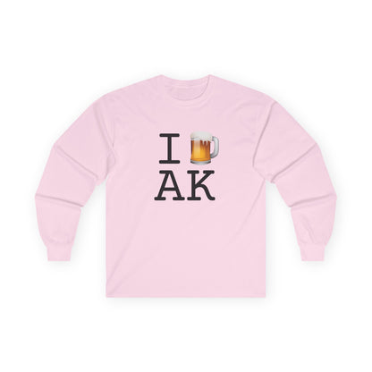 "I Beer Alaska" Long Sleeve Shirt