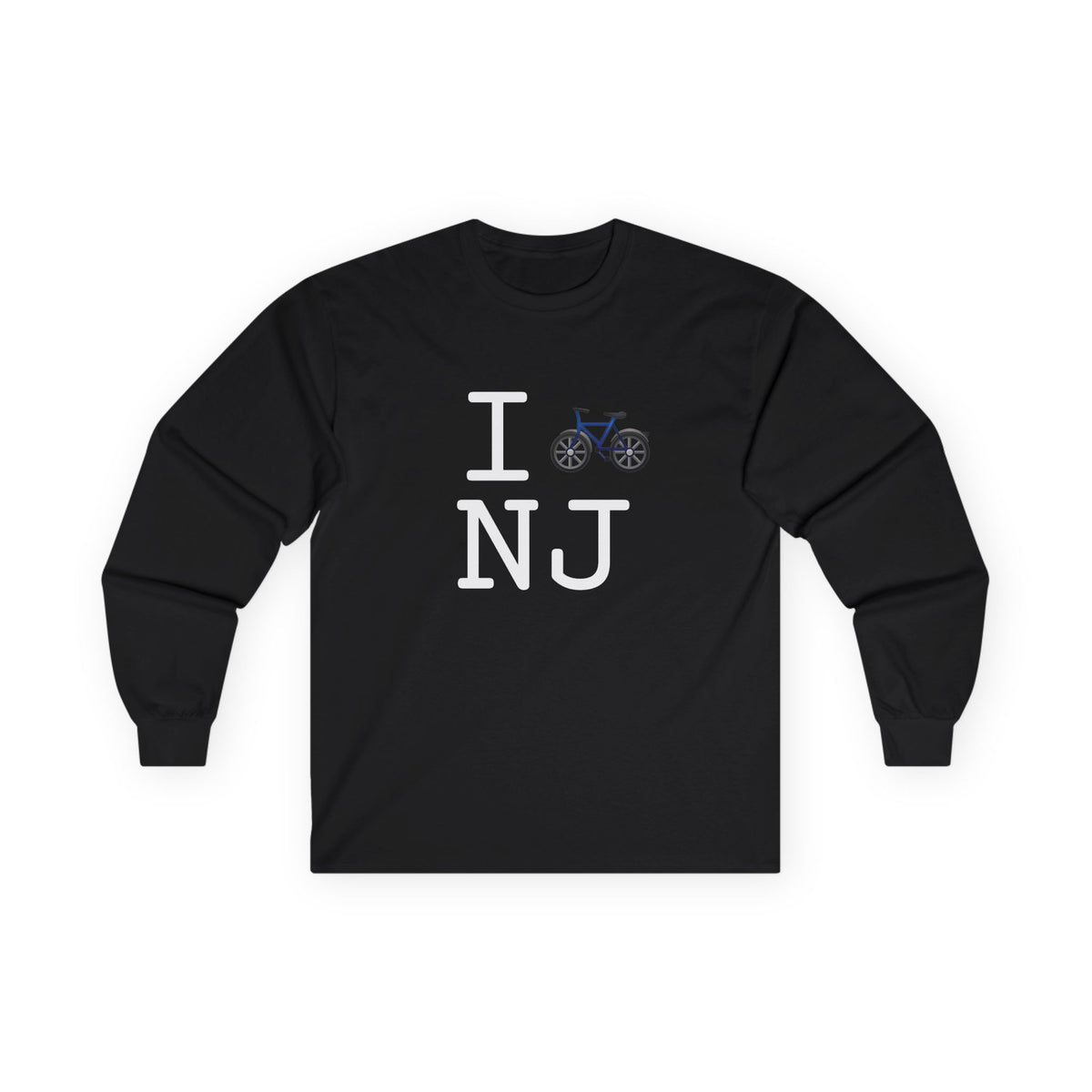 "I Bicycle New Jersey" Long Sleeve Shirt