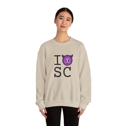 "I'm an Angry Devil about South Carolina" Sweatshirt