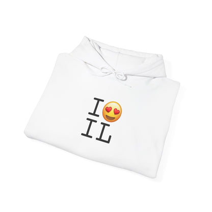 "I have Heart Eyes for Illinois" Hoodie