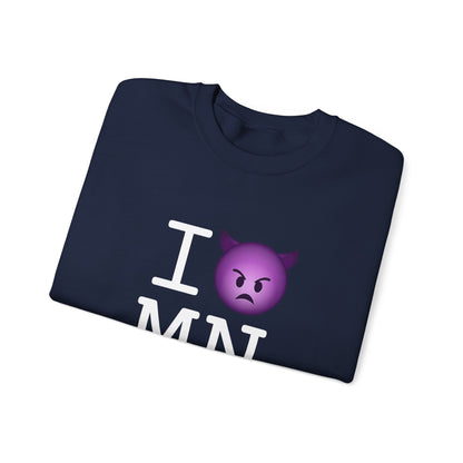 "I'm an Angry Devil about Minnesota" Sweatshirt