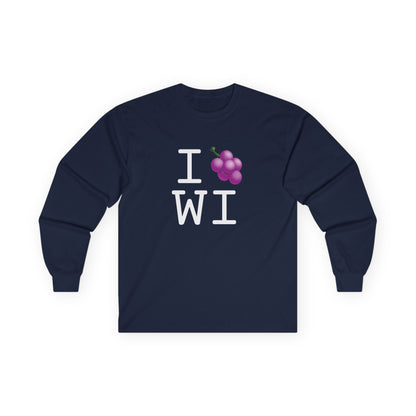 "I Grape Wisconsin" Long Sleeve Shirt