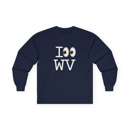 "I Look at West Virginia" Long Sleeve Shirt