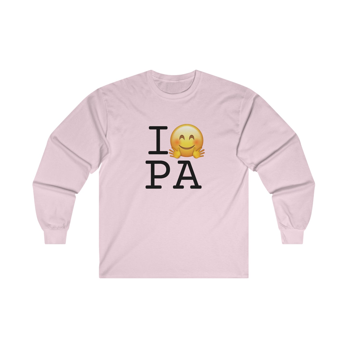 "I Hug Pennsylvania" Long Sleeve Shirt