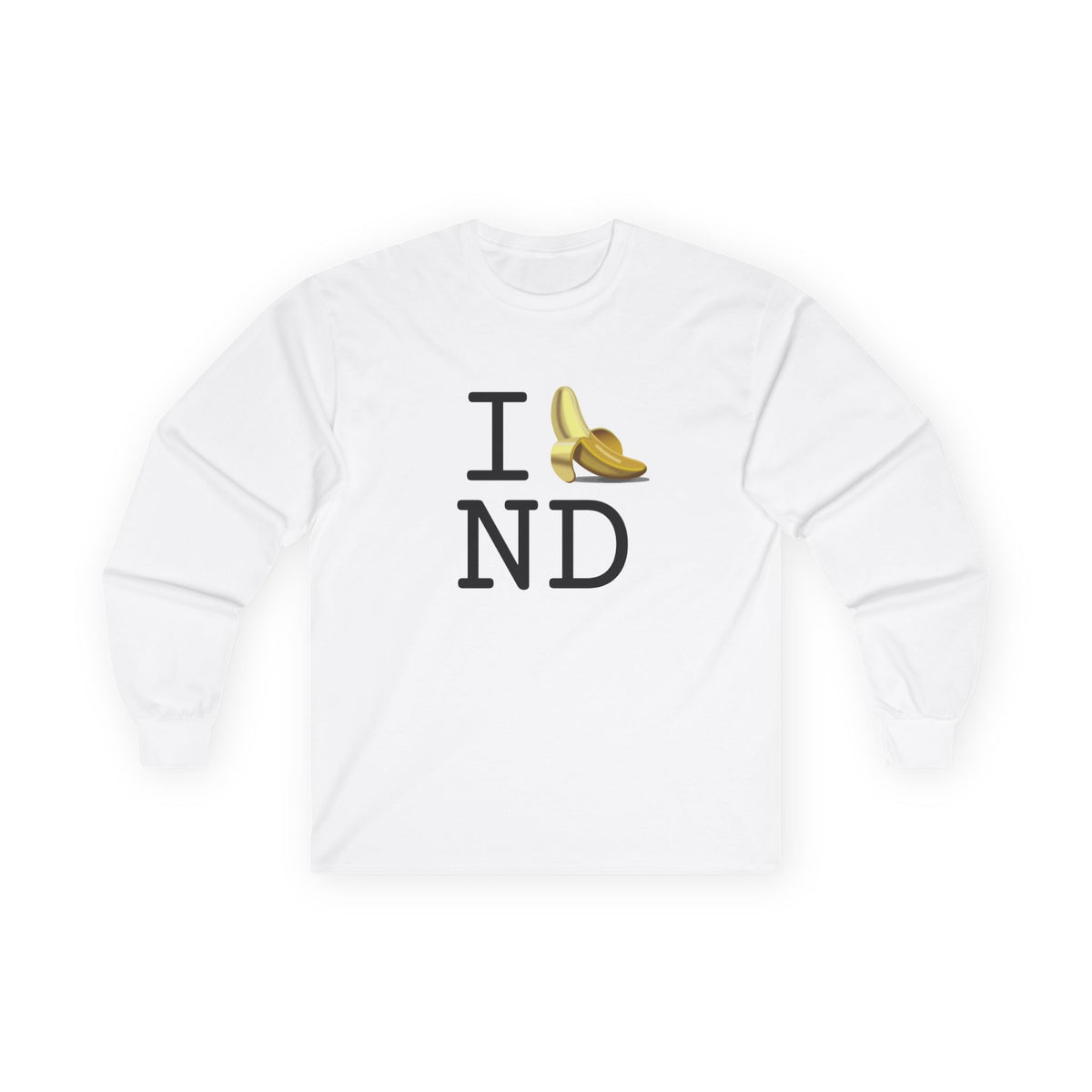"I'm Bananas about North Dakota" Long Sleeve Shirt