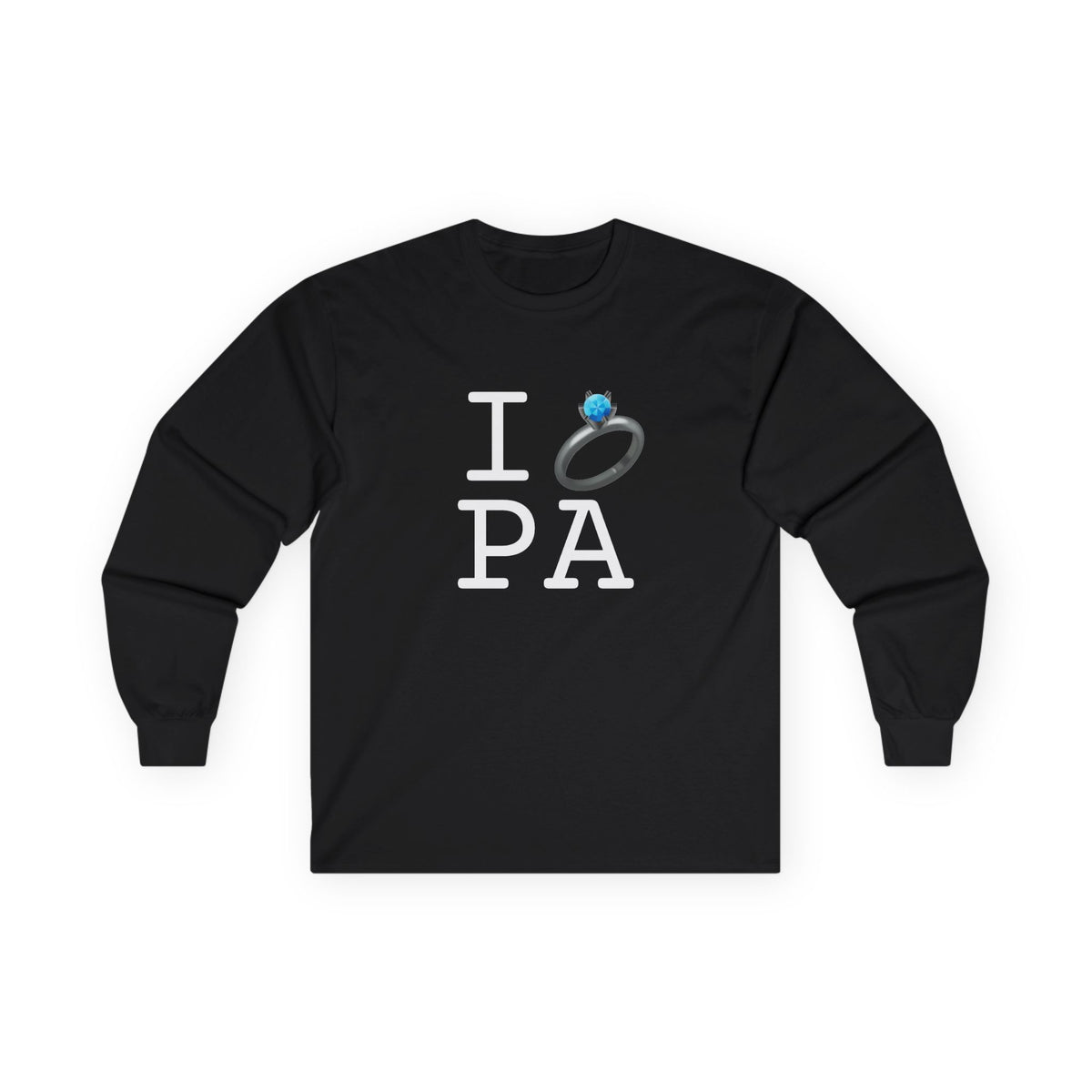 "I'm Married to (Diamond Ring) Pennsylvania" Long Sleeve Shirt