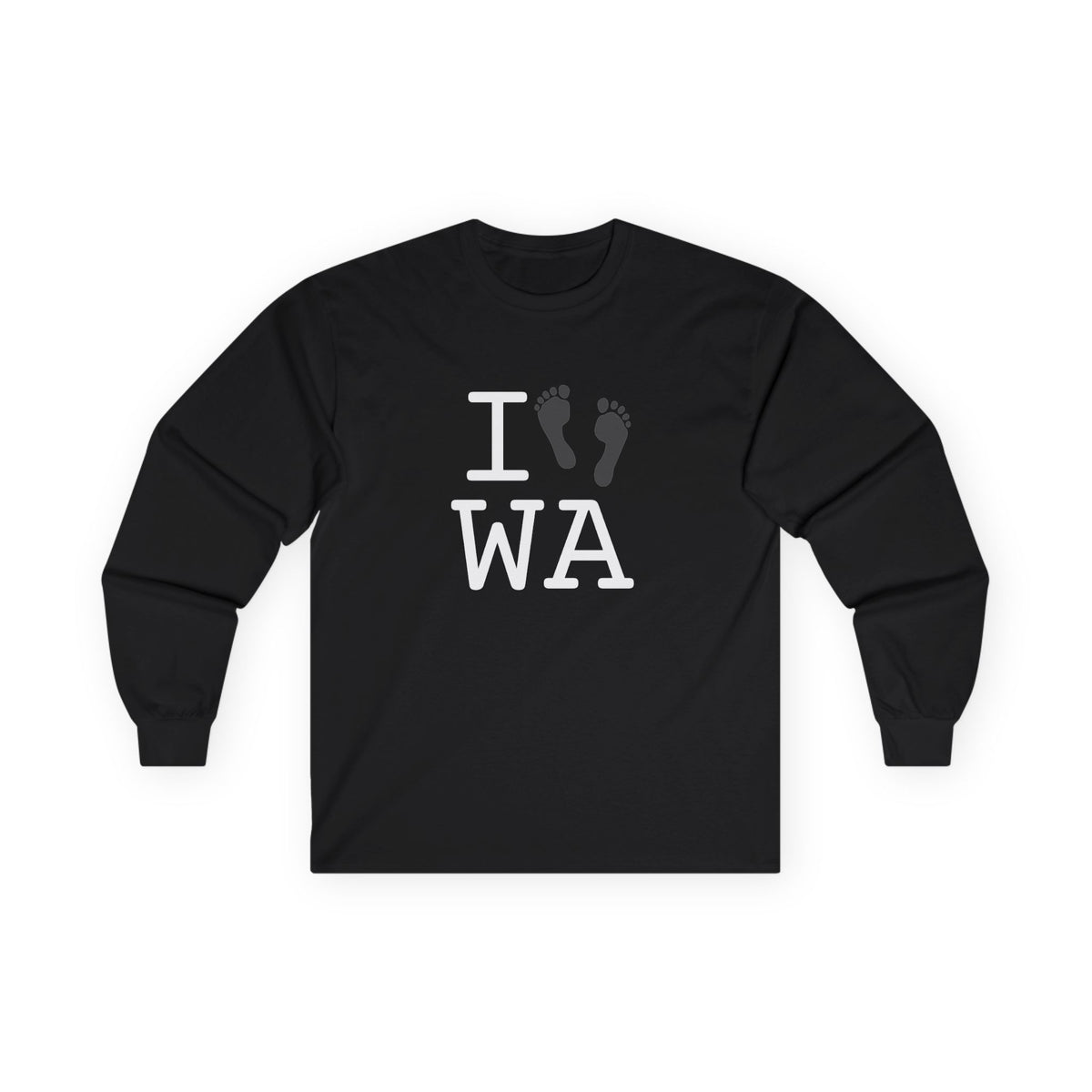 "I leave Footsteps in Washington" Long Sleeve Shirt