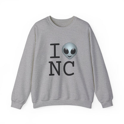 "I Feel Alien in North Carolina" Sweatshirt