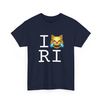 "I'm Laughing like a Cat at Rhode Island" Tee