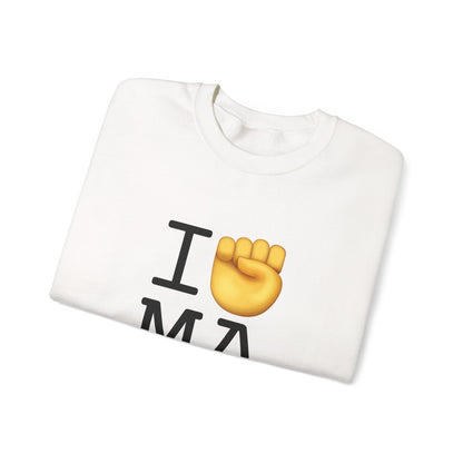 "I Raise my Fist with Massachusetts" Sweatshirt
