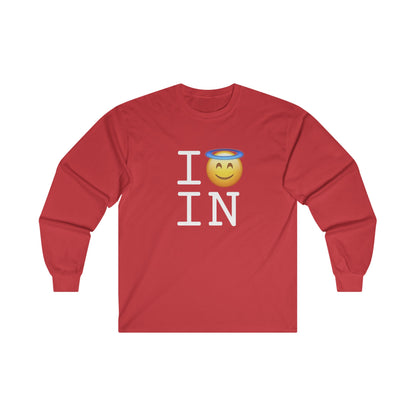 "I'm an Angel in Indiana" Long Sleeve Shirt