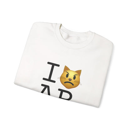 "I'm a Pouting Cat about Arkansas" Sweatshirt