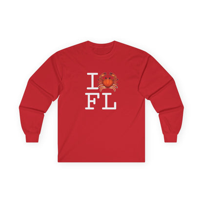 "I Crab Florida" Long Sleeve Shirt