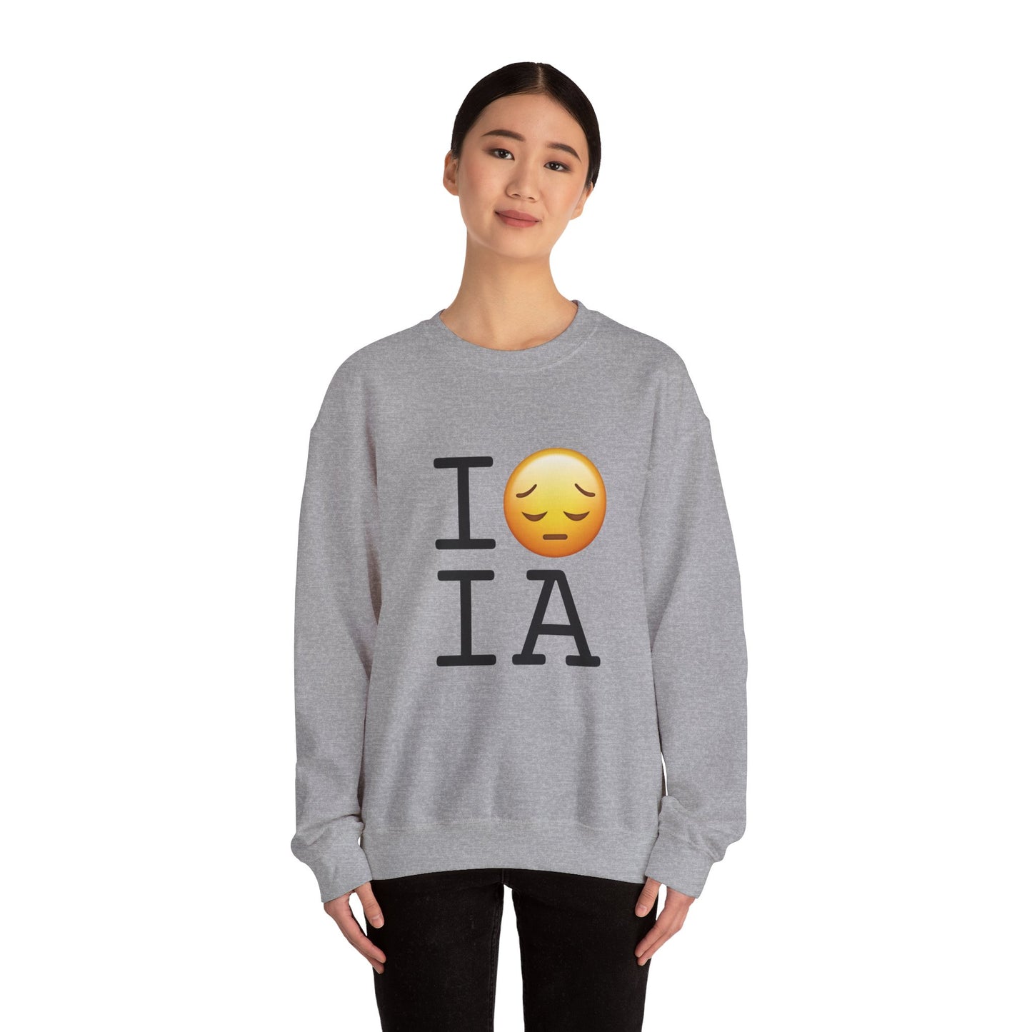 "I'm Depressed about Iowa" Sweatshirt