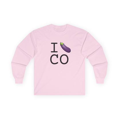 "I Eggplant Colorado" Long Sleeve Shirt