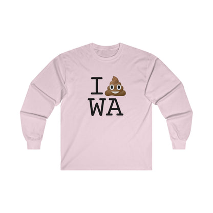 "I Poop in Washington" Long Sleeve Shirt