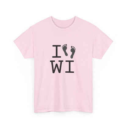 "I leave Footsteps in Wisconsin" Tee