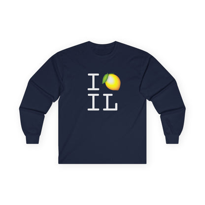 "I Lemon Illinois" Long Sleeve Shirt