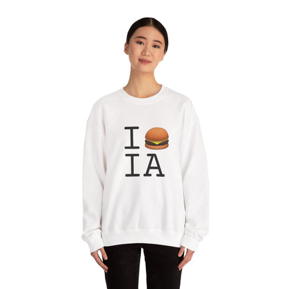 "I Cheeseburger Iowa" Sweatshirt