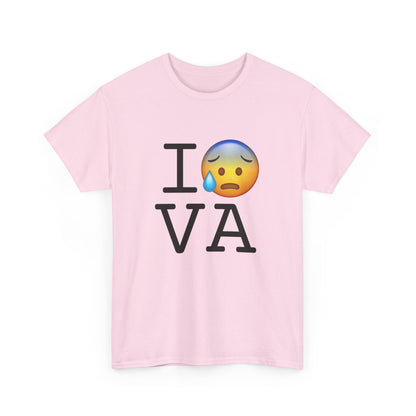 "I'm Anxiously Sweating in Virginia" Tee