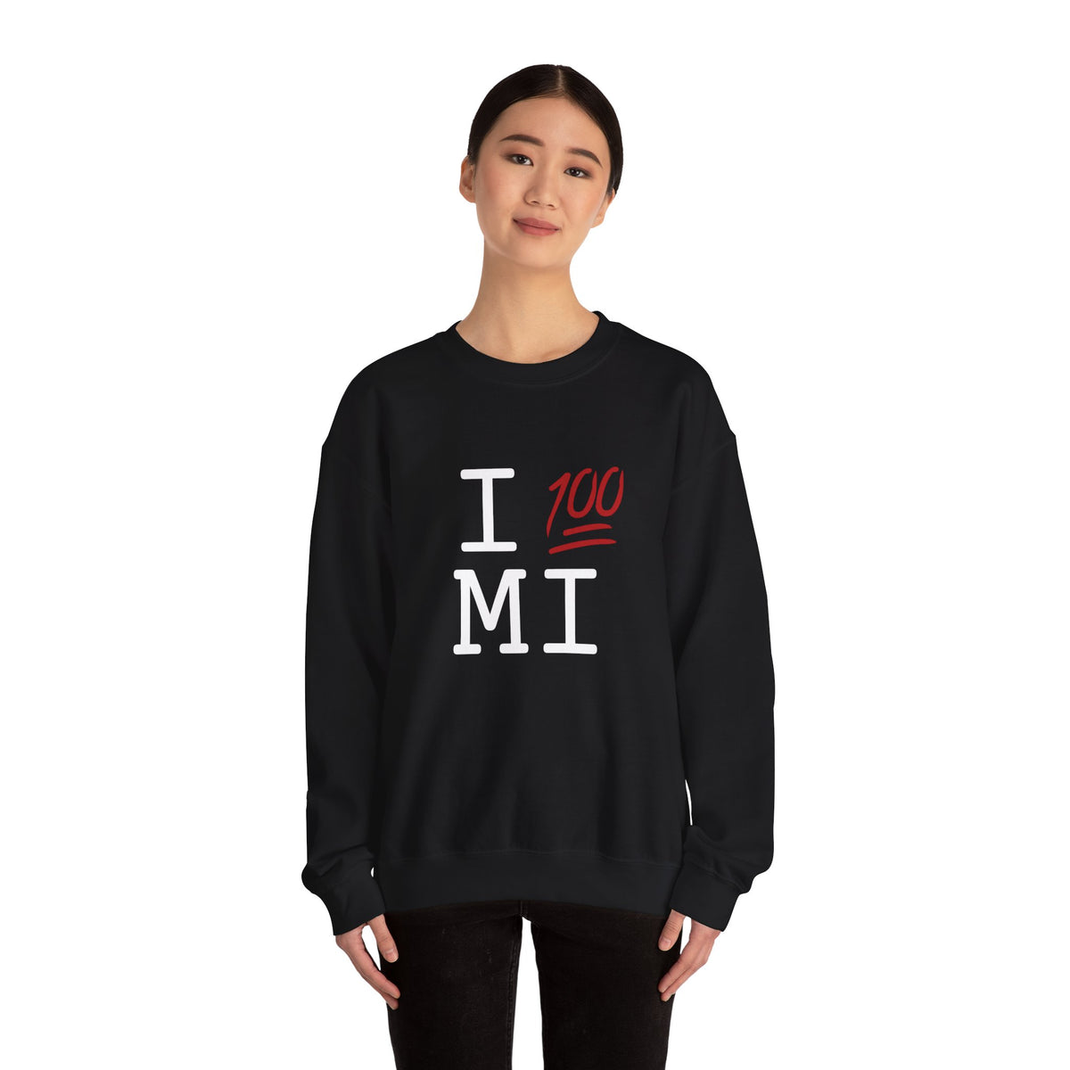 "I Keep it 100 in Michigan" Sweatshirt