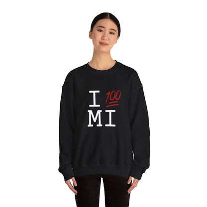 "I Keep it 100 in Michigan" Sweatshirt