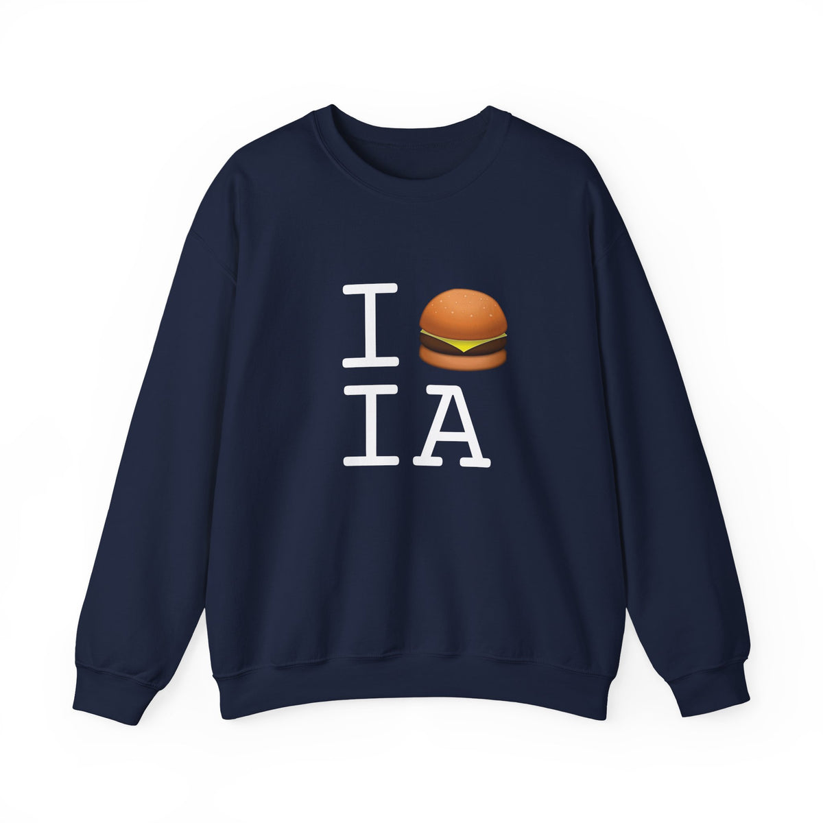 "I Cheeseburger Iowa" Sweatshirt