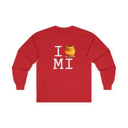 "I Honey Michigan" Long Sleeve Shirt