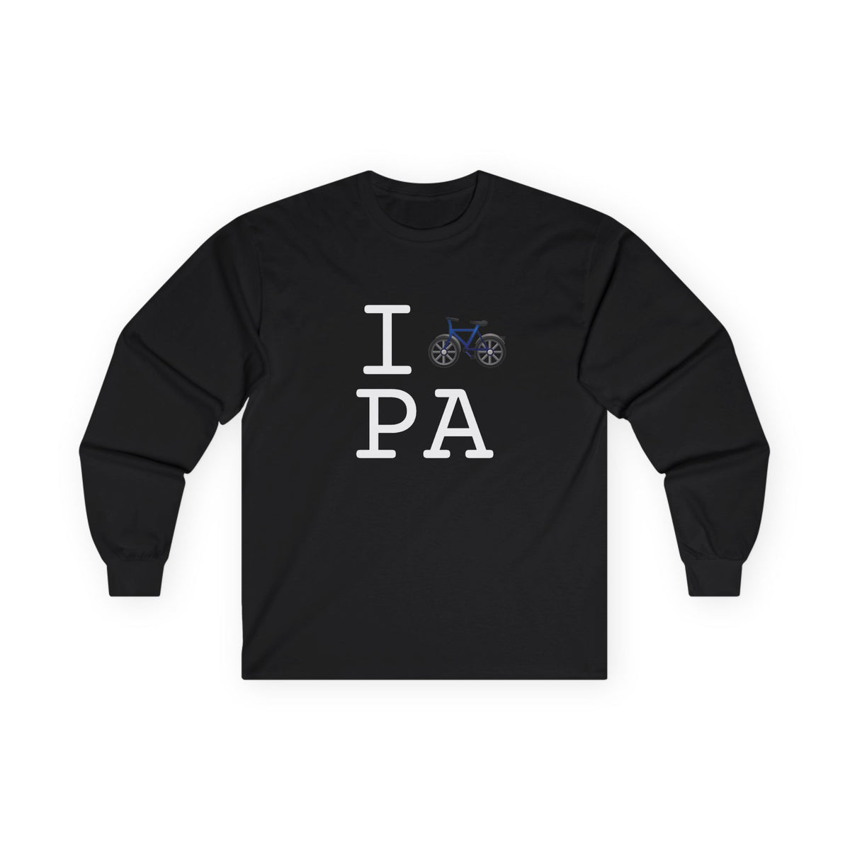 "I Bicycle Pennsylvania" Long Sleeve Shirt