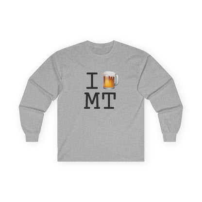 "I Beer Montana" Long Sleeve Shirt