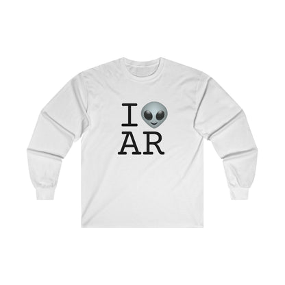 "I Feel Alien in Arkansas" Long Sleeve Shirt