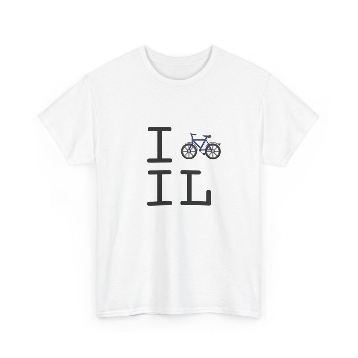"I Bicycle Illinois" Tee