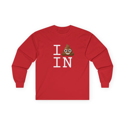 "I Poop in Indiana" Long Sleeve Shirt